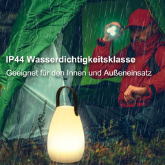 Swanew led tragbares rundes nachtlicht tragbare straßenlaterne gartendekoration