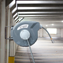 SWANEW Schlauchaufroller Automatik Trommel Wasserschlauch Druckluftschlauch 10/20/30m Druckluftschlauch Aufroller Schlauchtrommel Wasser