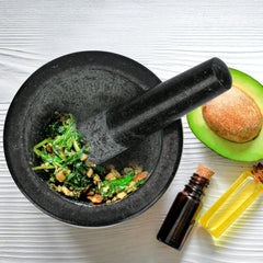 Granit Stampfwerkzeug Küchenutensilien Gewürzsauce Reacher