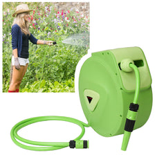SWANEW Schlauchaufroller Automatik Trommel Wasserschlauch Druckluftschlauch 10/20/30m Druckluftschlauch Aufroller Schlauchtrommel Wasser