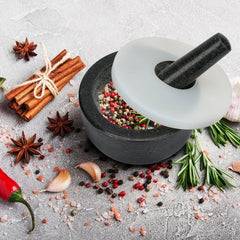 Granit Stampfwerkzeug Küchenutensilien Gewürzsauce Reacher