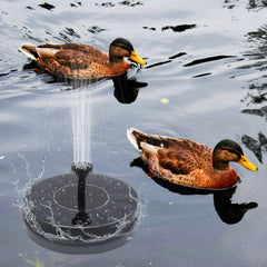 Swanew SolarPumpe solar springbrunnen Fontäne Teichpumpe Teich Wasserspiel 16cm kleiner