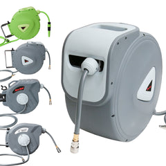 SWANEW Schlauchaufroller Automatik Trommel Wasserschlauch Druckluftschlauch 10/20/30m Druckluftschlauch Aufroller Schlauchtrommel Wasser