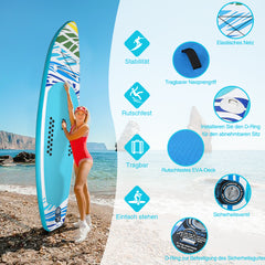 SWANEW Surfboard Set SUP Board Kajak-Sitz Stand Up Paddle Fortgeschrittene 305-330cm