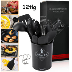 12 Stück Silikon-Küchengeschirr