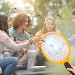 3-teiliges elektrisches Mückenklatschen-Set / Doppelnetz