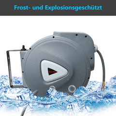 SWANEW Schlauchaufroller Automatik Trommel Wasserschlauch Druckluftschlauch 10/20/30m Druckluftschlauch Aufroller Schlauchtrommel Wasser