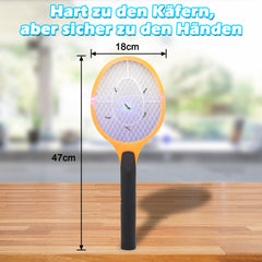 3-teiliges elektrisches Mückenklatschen-Set / Doppelnetz