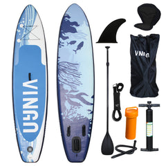 SWANEW Surfboard Set SUP Board Kajak-Sitz Stand Up Paddle Fortgeschrittene 305-330cm