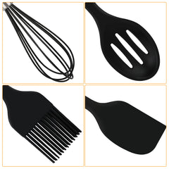 12 Stück Silikon-Küchengeschirr