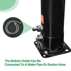 Solarduschsäule Garten / Pool / Außendusche Einstellbarer Duschkopf