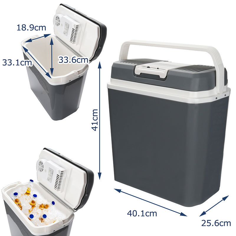 Kühlbox 12V DC Mini-Kühlschrank Thermobox für Auto Kühltasche 24-40L –  Swanew