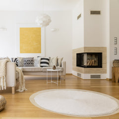 Zuschneidbare rutschfeste Teppichmatte für den Haushalt, laminiert mit rutschfestem Netz