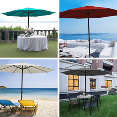 Sonnenschirm Ø 350 cm Gartenschirm Terrassenschirm Sonnenschutz UV 40+