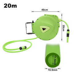 SWANEW Schlauchaufroller Automatik Trommel Wasserschlauch Druckluftschlauch 10/20/30m Druckluftschlauch Aufroller Schlauchtrommel Wasser