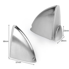 SWANEW Glasablage Glasregal, Glas Wandregal Klarglas mit 8mm ESG Sicherheitsglas und Halterung, Duschregal/Badablage