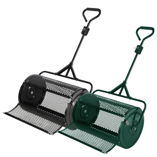 SWANEW Kompoststreuer, 75L Rasenstreuer, Gartenstreuer, Düngerstreuer