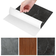 SWANEW PVC Bodenbelag Selbstklebend, Vinylboden, Vinyl Laminat, 30x30cm