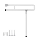SWANEW Wandstützgriff Toilette, Klappgriff Haltegriff Dusche, Rutschfeste WC Aufstehhilfe Sicherheitsgriff