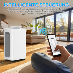 SWANEW Luftentfeuchter 26L/Tag, Entfeuchter Elektrisch, Wifi/APP-Steuerung, mit Wassertank