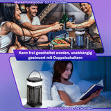 SWANEW Solar Insektenvernichter Licht UV-Licht Mückenlampe LED Elektrich RGB