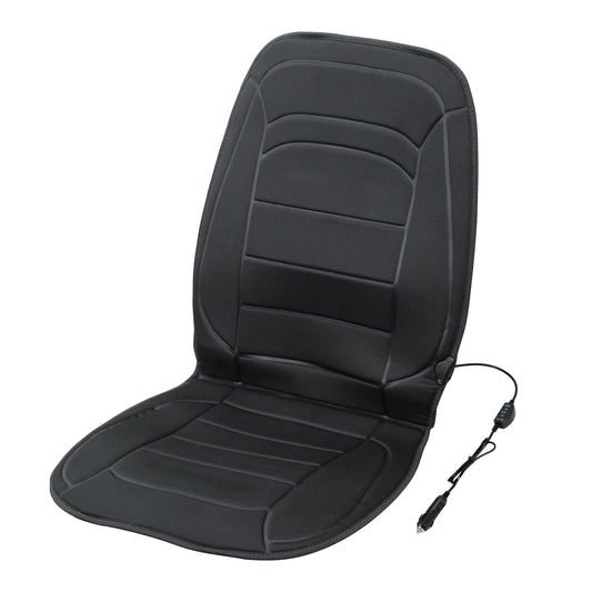 SWANEW Heizkissen Auto Sitzheizung 12V, beheizbare Sitzpolster und Lehne für PKWs, 2 Heizstufen