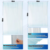 SWANEW Trapezblech Wellplatten, 2 mm FRP-Tageslichtplatten, Dachplatten, 90x120cm/90x160cm
