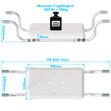 SWANEW Badewannensitz bis 136Kg Dusche Sitz Badesitz Wannensitz