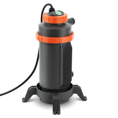 SWANEW Poolheizung Elektrisch, 3KW Pool Heizung, Warmwasser Heizung für Pools, Schnittstelle 32-38 mm