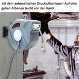 SWANEW Druckluftschlauch Aufroller, Druckluftschlauchtrommel Automatik, 1/4" Anschluss