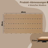SWANEW WPC Terrassenfliesen, 30x60cm Balkonfliesen, Klickfliesen, Gartenfliesen, 1㎡-5㎡
