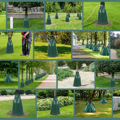 SWANEW Bewässerungssack 75L Bäume Wassersack Baumsack Gießsack Bewässerungseutel