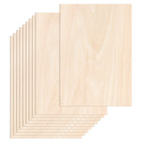 SWANEW Sperrholzplatte, Sperrholz, A3/A4, 3mm, Linde holzplatte, für Modellbau, Laserschnit