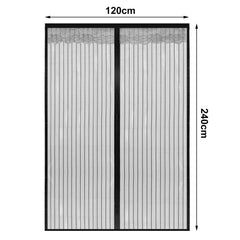 SWANEW Insektenschutz, Fliegengitter Tür, Magnetvorhang, ohne Bohren