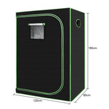 SWANEW Grow Zelt, Growschrank für Homegrow, Indoor Anbauzelt, Lichtdicht und Wasserdicht Pflanzzelt, Zuchtzelt