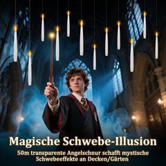 SWANEW 12Stk LED Schwebende Kerzen mit Fernbedienung und Timer, LED Zauberstab Kerzen, Halloween Weihnachten Deko