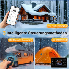 SWANEW 12V 8KW Dieselheizung,  Standheizung Diesel, Luft Dieselheizung, Diesel Lufterhitzer mit Bluetooth, LCD-Schalter