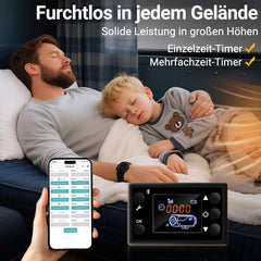 SWANEW 12V 8KW Dieselheizung,  Standheizung Diesel, Luft Dieselheizung, Diesel Lufterhitzer mit Bluetooth, LCD-Schalter