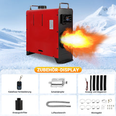 SWANEW 12V 8KW Dieselheizung,  Standheizung Diesel, Luft Dieselheizung, Diesel Lufterhitzer mit Bluetooth, LCD-Schalter