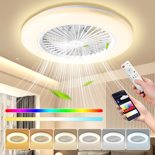 Deckenventilator mit RGB LED Beleuchtung