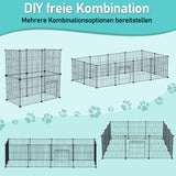 SWANEW Freigehege für Kaninchen, Welpenauslauf, Tierlaufstall