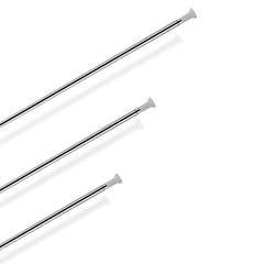 SWANEW Duschvorhangstange sliber ohne Bohren Teleskopstange Duschvorhang Stange 70-260cm
