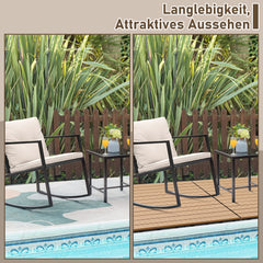 SWANEW WPC Terrassenfliesen, 30x60cm Balkonfliesen, Klickfliesen, Gartenfliesen, 1㎡-5㎡