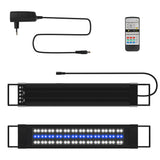 SWANEW LED Aquarium Beleuchtung, 24/7 Modus, wasserdicht, 55-150cm, Aufsetzleuchte Vollspektrum Licht