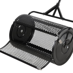 SWANEW Kompoststreuer, 75L Rasenstreuer, Gartenstreuer, Düngerstreuer