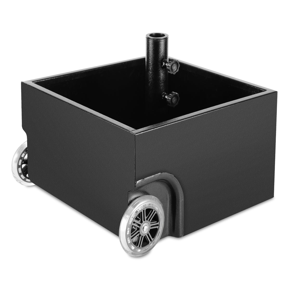 SWANEW Sonnenschirmständer Schirmständer Sonnenschirm Ständer mit Rollen, Bepflanzbar