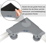 SWANEW Waschmaschinen Untergestell 41-65cm, 4 Füße Untergestell für Waschmaschine,Verstellbare Waschmaschine Sockel