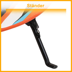Kinderscooter Aluminium mit 205 mm Rädern & 3-fach höhenverstellbar
