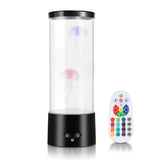 SWANEW LED Quallenlampe, RGB Lavalampe, mit Fernsteuerung, Nachtlicht