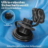 SWANEW Poolkissen Winter, Ø2/3m Rund, Pool Luftkissen, mit 2x4m Seil
